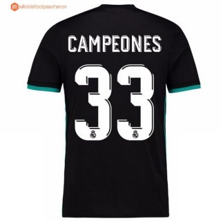 Maillot Real Madrid Exterieur Campeones 2017 2018 Pas Cher
