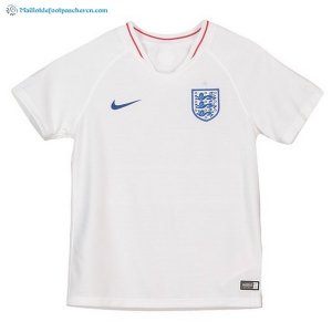 Maillot Angleterre Domicile Enfant Ensemble 2018 Blanc Pas Cher