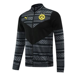 Veste Borussia Dortmund 2022 2023 Gris Noir Veste Borussia Dortmund 2022 2023 Gris Noir