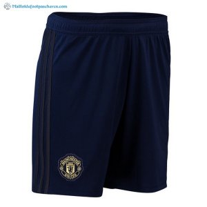 Pantalon Manchester United Third 2018 2019 Bleu Pas Cher