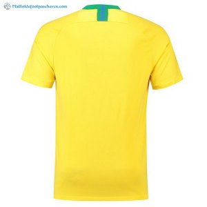 Maillot Brésil Domicile 2018 Jaune Pas Cher