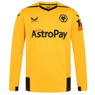 Thailande Maillot Wolves Domicile ML 2022 2023 Thailande Maillot Wolves Domicile ML 2022 2023