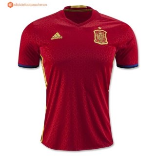 Maillot Espagne Domicile 2016 Pas Cher