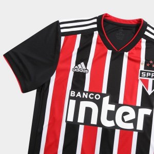 Maillot São Paulo Exterieur 2018 2019 Rouge Pas Cher