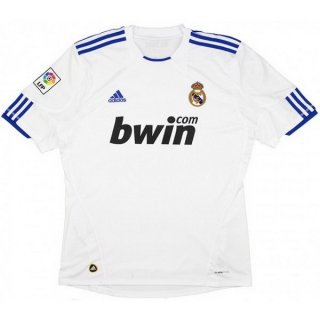 Thailande Maillot Real Madrid Domicile Retro 2010 2011 Blanc Pas Cher