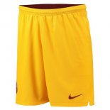 Pantalon As Roma Third 2018 2019 Jaune Pas Cher