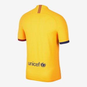 Thailande Maillot Barcelona Exterieur 2019 2020 Jaune Pas Cher