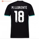 Maillot Real Madrid Exterieur M.Llorente 2017 2018 Pas Cher