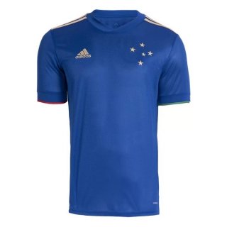 Thailande Maillot Cruzeiro EC Domicile 2021 2022 Bleu Pas Cher