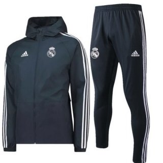 Coupe Vent Real Madrid Ensemble Complet 2018 2019 Gris Marine Pas Cher Coupe Vent Real Madrid Ensemble Complet 2018 2019 Gris Marine Pas Cher