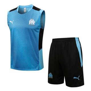 Maillot Marseille Sans Manches 2022 Bleu Maillot Marseille Sans Manches 2022 Bleu
