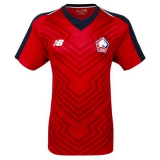 Maillot Lille OSC Domicile 2018 2019 Rouge Pas Cher