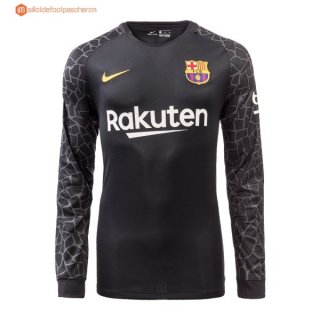 Maillot Barcelona Gardien ML 2017 2018 Noir Pas Cher Maillot Barcelona Gardien ML 2017 2018 Noir Pas Cher