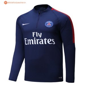 Survetement Paris Saint Germain 2017 2018 Bleu Pas Cher