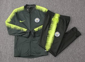 Survetement Manchester City 2018 2019 Vert Pas Cher