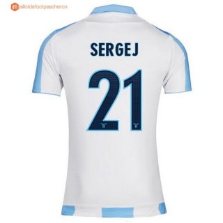 Maillot Lazio Exterieur Sergej 2017 2018 Pas Cher