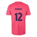 Maillot Real Madrid Exterieur NO.12 Marcelo 2020 2021 Rose Pas Cher