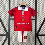 Maillot Manchester United Domicile Enfant Retro 1996 1997