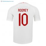 Maillot Angleterre Domicile Rooney 2018 Blanc Pas Cher