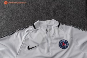 Survetement Paris Saint Germain 2017 2018 Gris Clair Pas Cher
