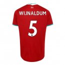 Maillot Liverpool NO.5 Wijnaldum Domicile 2020 2021 Rouge Pas Cher