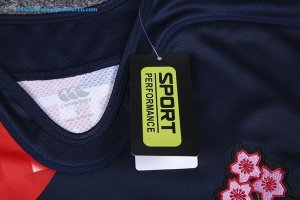 Maillot Rugby Japon Domicile 2017 2018 Bleu Pas Cher