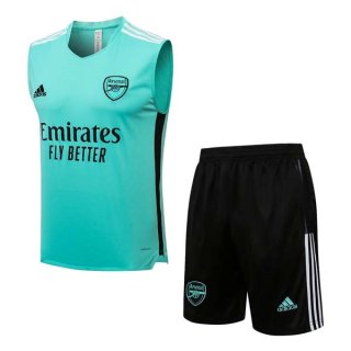 Maillot Arsenal Sans Manches 2022 Vert Noir