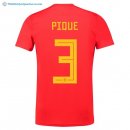 Maillot Espagne Domicile Pique 2018 Rouge Pas Cher