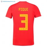 Maillot Espagne Domicile Pique 2018 Rouge Pas Cher