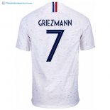 Maillot France Exterieur Griezmann 2018 Blanc Pas Cher