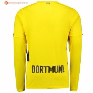 Maillot Borussia Dortmund Domicile ML 2017 2018 Pas Cher