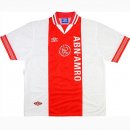 Thailande Maillot Ajax Domicile Retro 1994 1995 Rouge Blanc Pas Cher