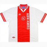 Thailande Maillot Ajax Domicile Retro 1994 1995 Rouge Blanc Pas Cher