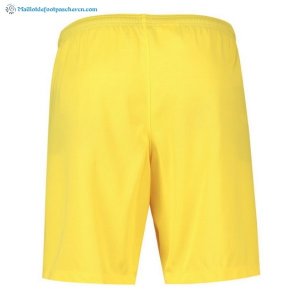 Pantalon Angleterre Domicile Gardien 2018 Jaune Pas Cher