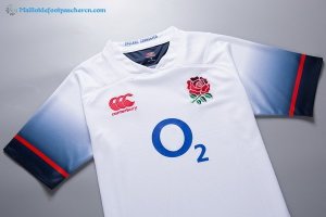 Maillot Rugby Angleterre Domicile 2017 2018 Blanc Pas Cher