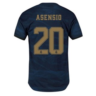 Maillot Real Madrid NO.20 Asensio Exterieur 2019 2020 Bleu Pas Cher