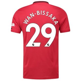 Maillot Manchester United NO.29 Wan Bissaka Domicile 2019 2020 Rouge