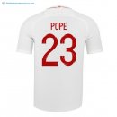 Maillot Angleterre Domicile Pope 2018 Blanc Pas Cher