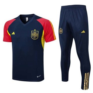 Maillot Espagne Ensemble Complet 2023 2024 Bleu Maillot Espagne Ensemble Complet 2023 2024 Bleu
