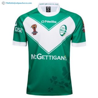 Maillot Rugby Irlande RLWC O'Neills Domicile 2017 2018 Vert Pas Cher Maillot Rugby Irlande RLWC O'Neills Domicile 2017 2018 Vert Pas Cher