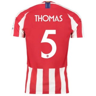 Thailande Maillot Atlético de Madrid NO.5 Thomas Domicile 2019 2020 Rouge Thailande Maillot Atlético de Madrid NO.5 Thomas Domicile 2019 2020 Rouge