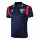 Polo São Paulo 2019 2020 Bleu Rouge Pas Cher