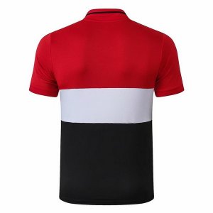 Polo Manchester United 2019 2020 Rouge Blanc Noir Pas Cher