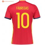 Maillot Espagne Domicile Fabregas 2016 Pas Cher