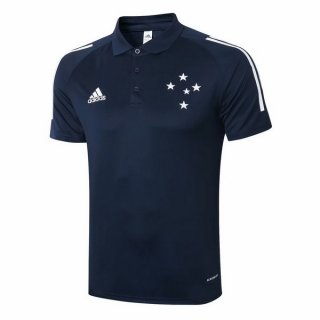 Polo Cruzeiro 2020 2021 Bleu Marine Pas Cher