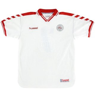 Maillot Dinamarca Exterieur Retro 1998 Blanc Pas Cher Maillot Dinamarca Exterieur Retro 1998 Blanc Pas Cher