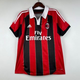 Thailande Maillot AC Milan Domicile Retro 2012-2013 Thailande Maillot AC Milan Domicile Retro 2012-2013