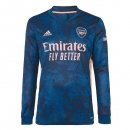 Thailande Maillot Arsenal Third ML 2020 2021 Bleu Pas Cher