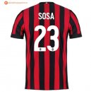 Maillot Milan Domicile Sosa 2017 2018 Pas Cher