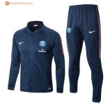 Survetement Paris Saint Germain 2017 2018 Bleu Marine Pas Cher